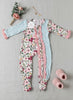 Blush Blossom Bamboo Pajama set- Mommy and me collection