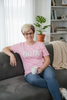 Pink MAMA Embroidered T-Shirt with Floral Appliqué - Mother's Day Gift