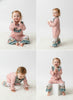 Floral and stripe romper by Small Beginnings Boutique