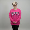 Embroidered Retro Wifey Sweatshirt – Hot Pink Mrs. Always Right
