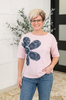 Paisley Floral Applique Top