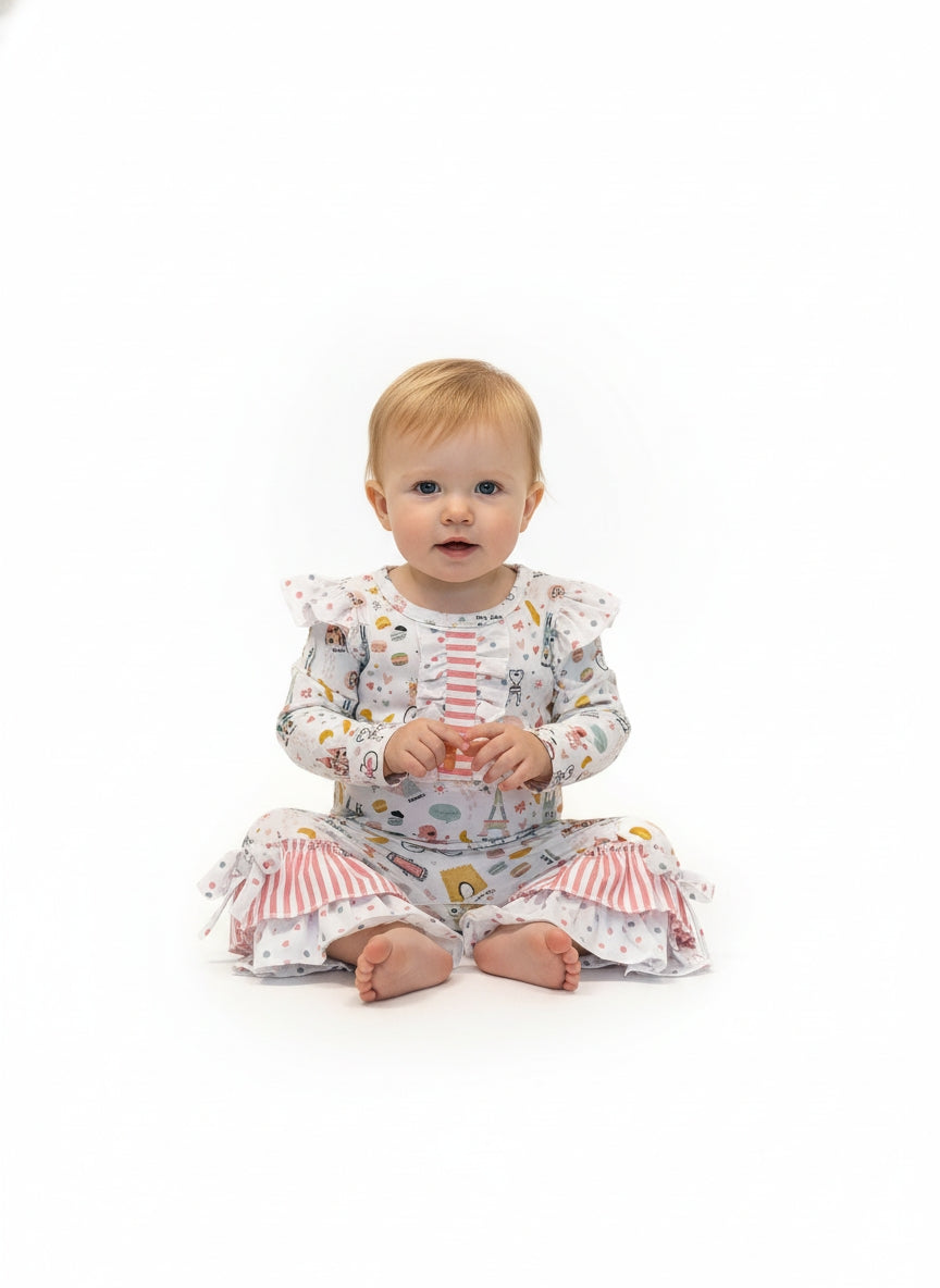 Take me to Paris Baby Romper