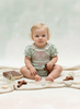 God is Good Floral Bow Bubble Romper