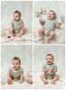 God is Good Floral Bow Bubble Romper