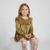 Velvet Baby Doll Top and Floral Bottoms