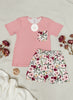 Blush Blossom Bamboo Pajama set- Mommy and me collection