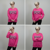 Embroidered Retro Wifey Sweatshirt – Hot Pink Mrs. Always Right