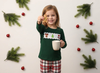 Christmas Smocked Outfit – Reindeer, Stocking & Tree (Unisex Baby, Toddler & Kids) by Small Beginnings Boutique