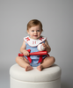 Smocked All-Star Embroidered Baseball Bubble