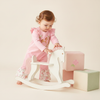 Sweet Meadow Pony Pink Floral Embroidered - Vintage Rocking Horse Romper