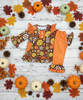 Hippie Floral Babydoll Long Sleeve Bell Bottom Outfit