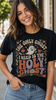 Women’s Holy Ghost Halloween Shirt – Christian Pumpkin Tee